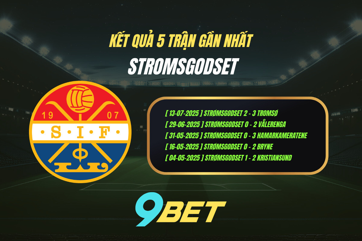 Thành Tích 5 Trận Gần Nhất Stromsgodset